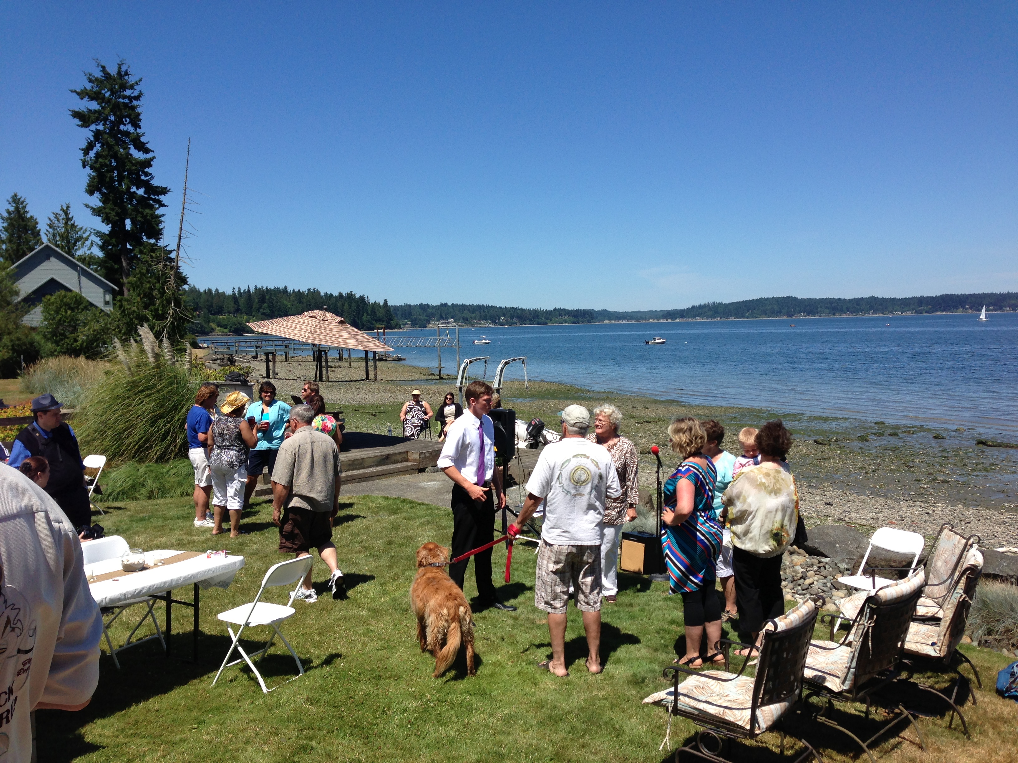 This is what a wedding looks like. 